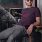 PAVEL aus Bambusfaser mit großem Logo, aubergine