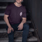 FRITZ aus Bambusfaser mit kleinem Logo, aubergine