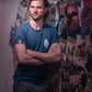 FRITZ aus Bambusfaser mit kleinem Logo, denim blue