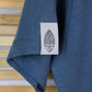 PAVEL aus Bambusfaser mit großem Logo, denim blue