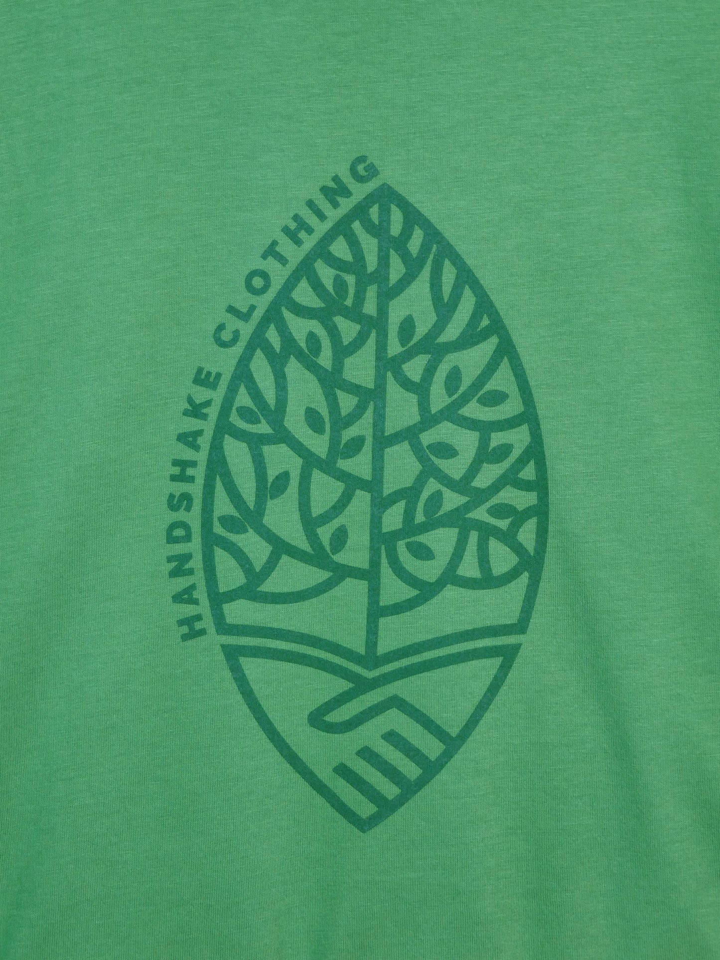PAVEL aus Bambusfaser mit großem Logo, leaf green